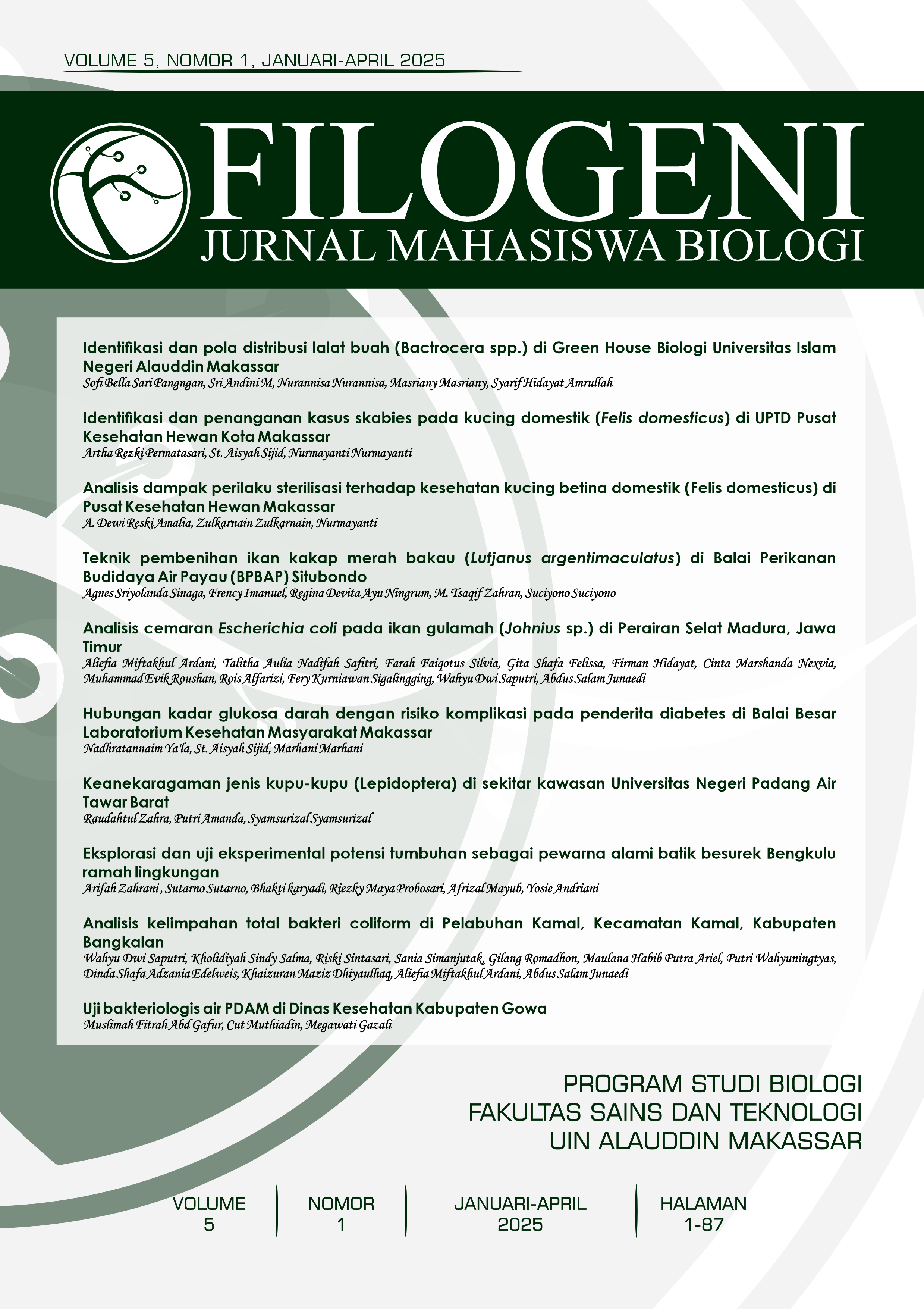 					View Vol. 5 No. 1 (2025): Januari-April
				