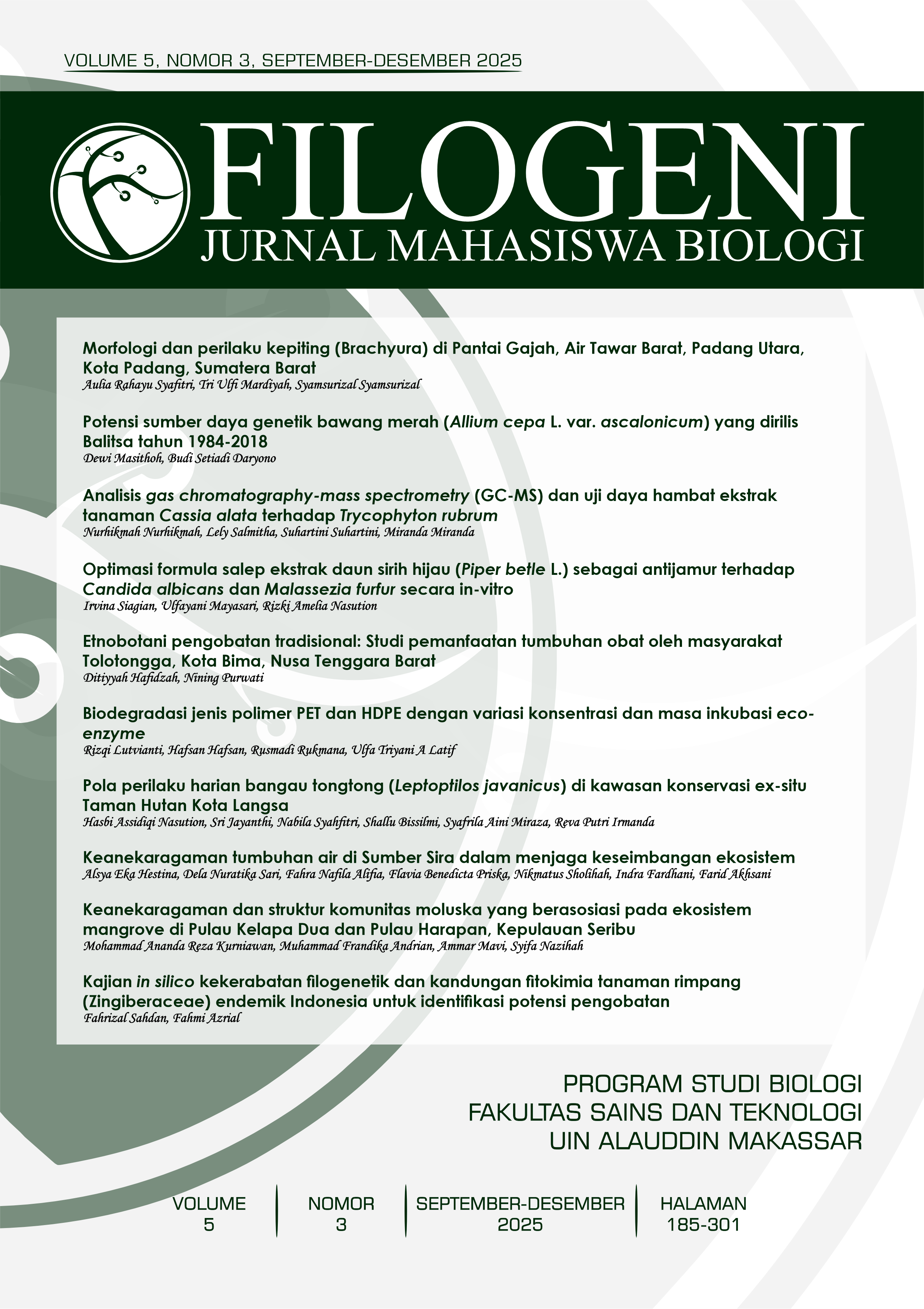 					View Vol. 5 No. 3 (2025): September-Desember
				