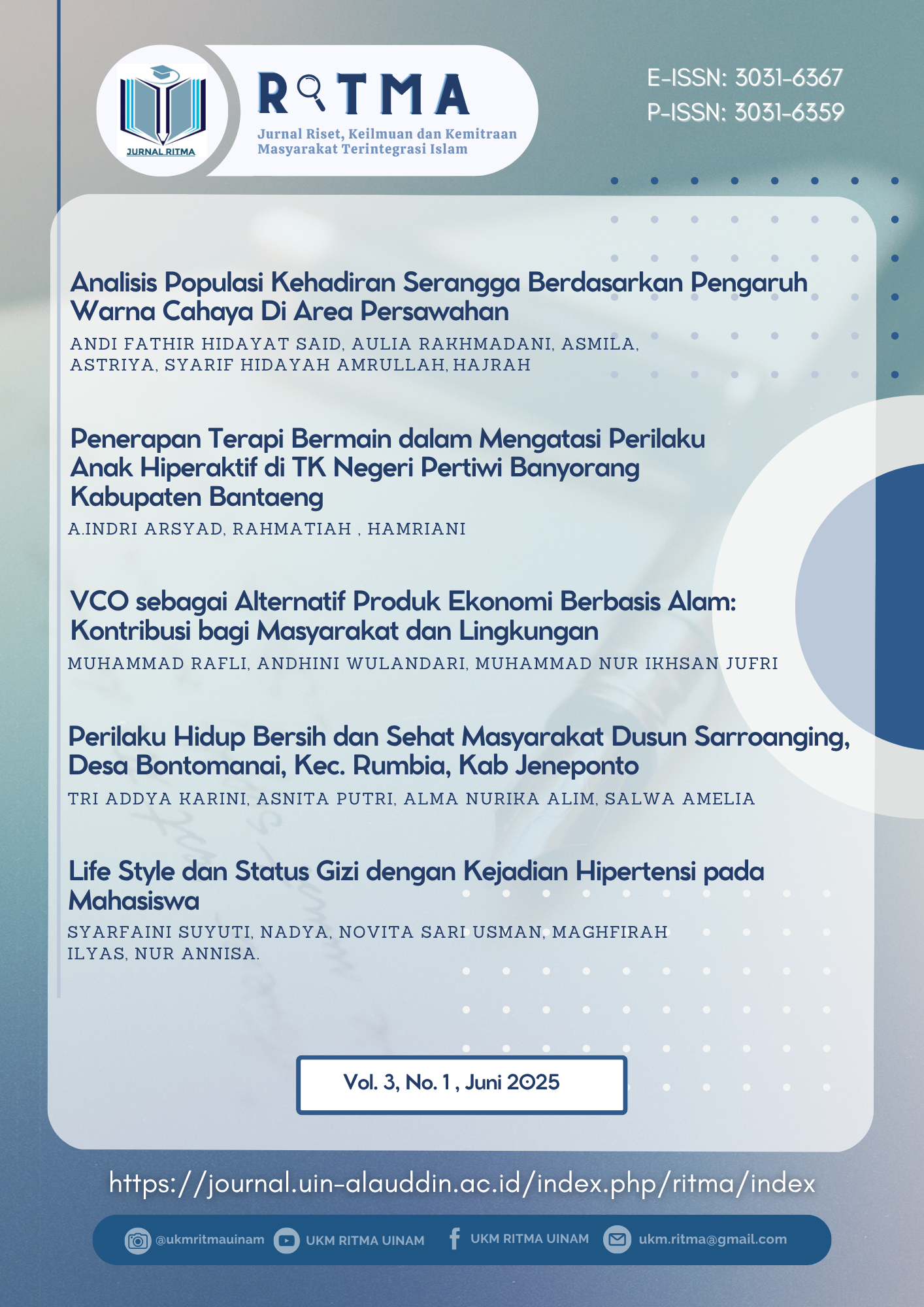 					View Volume 3, Number 1, January- June 2025
				