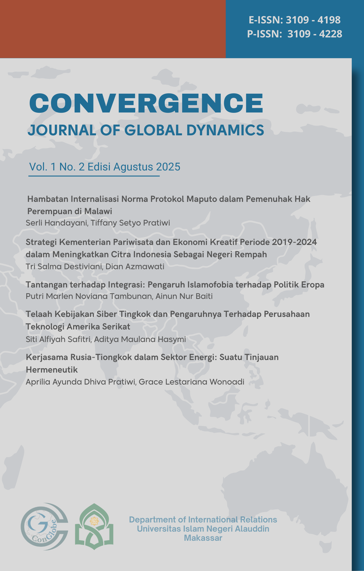					View Vol. 1 No. 2 (2025): Convergence: Journal of Global Dynamics
				