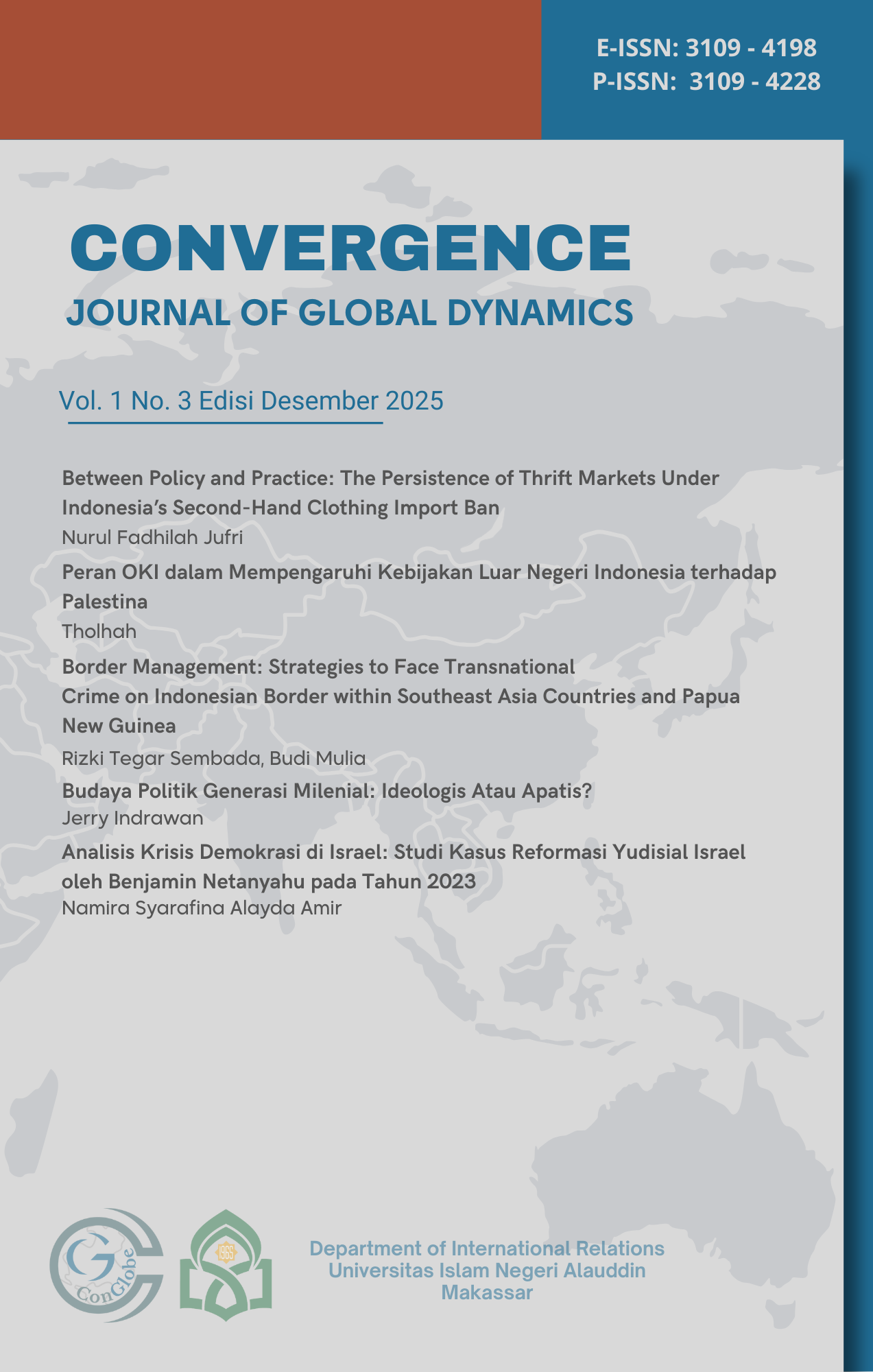 					View Vol. 1 No. 3 (2025): Convergence: Journal of Global Dynamics
				