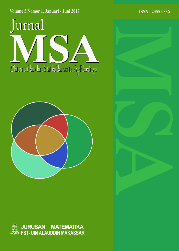 Jurnal MSA Vol. 5 No. 1 2017