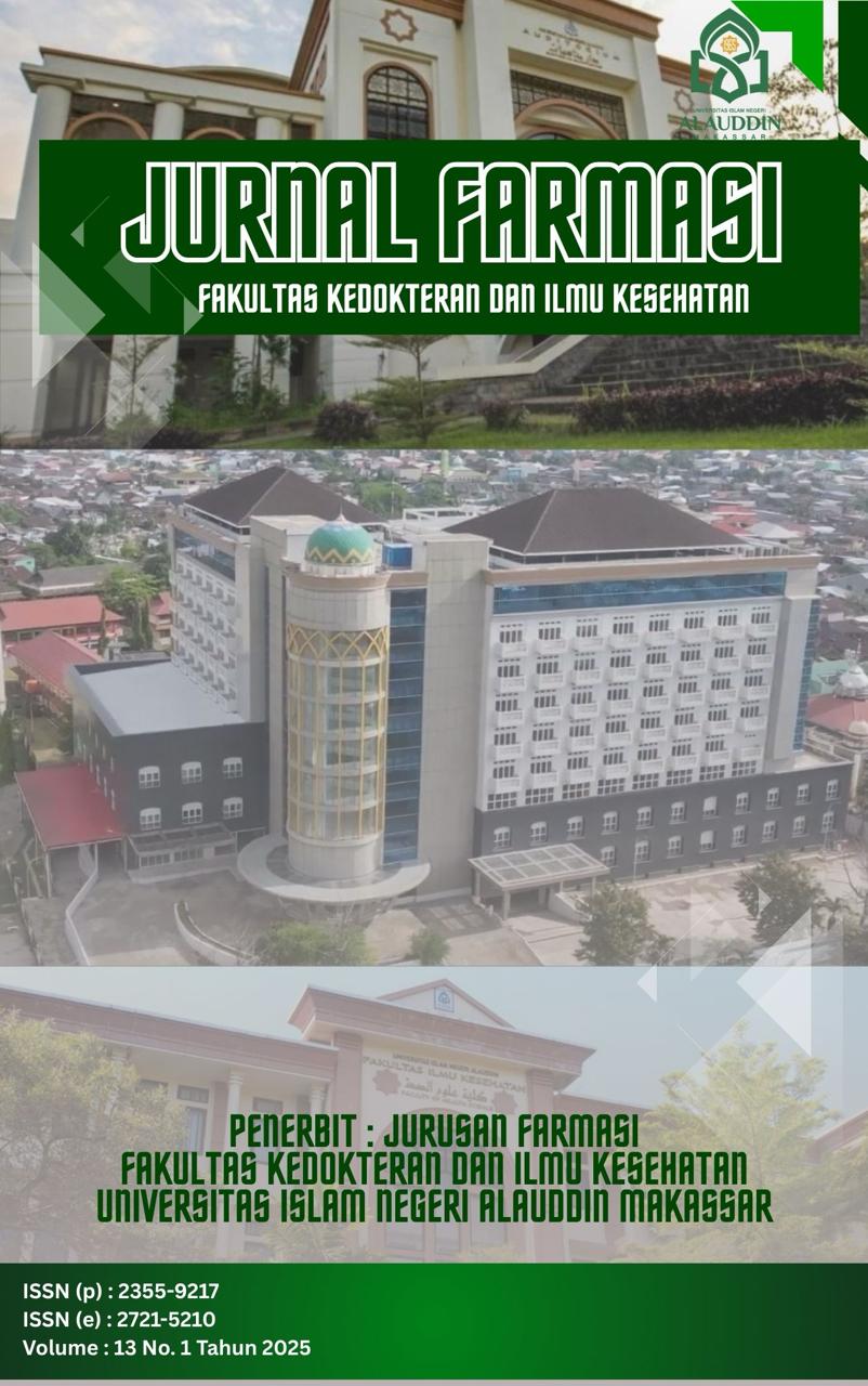 					View Vol. 13 No. 1 (2025): Jurnal Farmasi Edisi Juni 
				